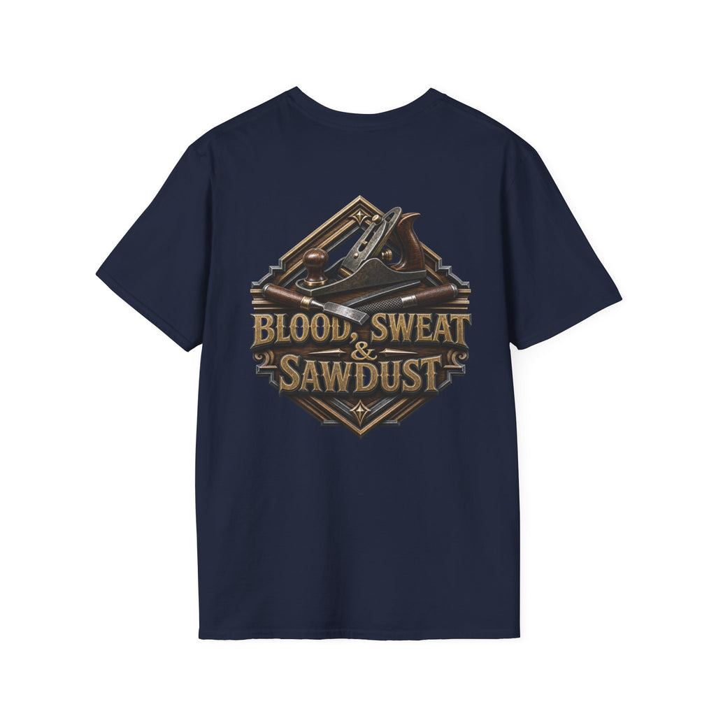 Woodland Sawdust Logo T-Shirt — Vintage Lumberjack Tee