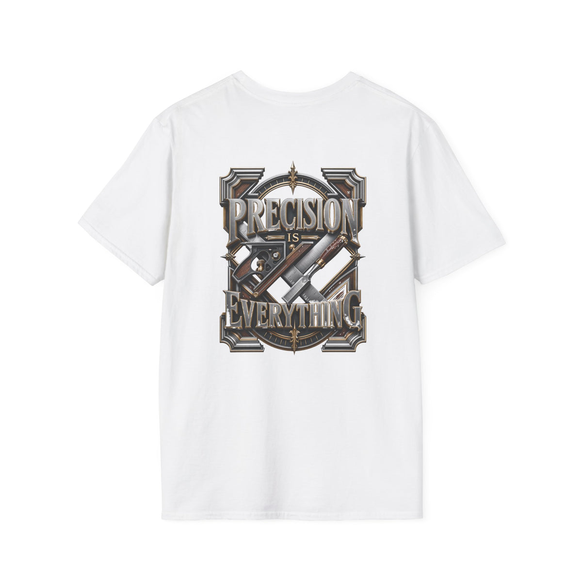 T-Shirt — Vintage Crest Minimalist Chest Logo