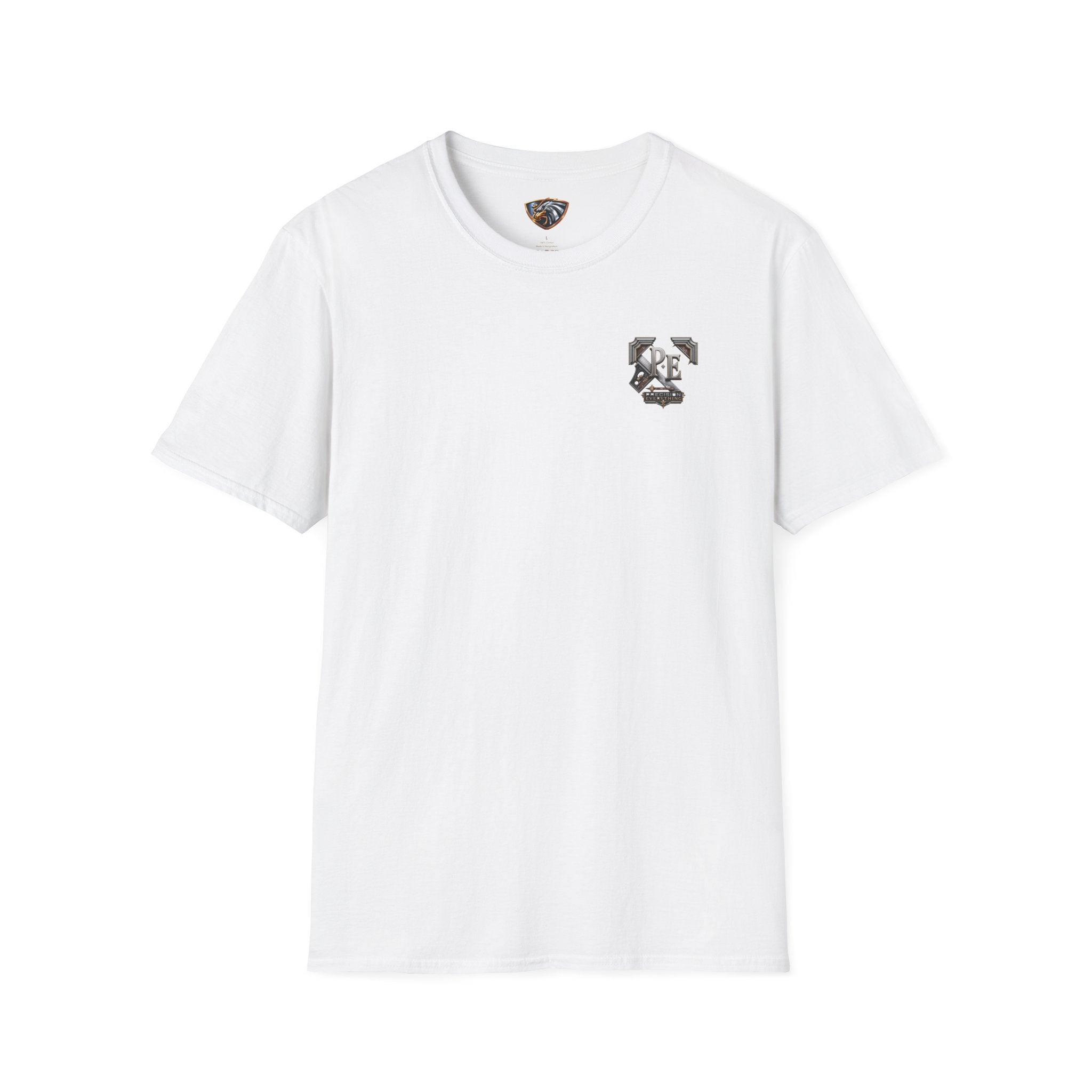 T-Shirt — Vintage Crest Minimalist Chest Logo